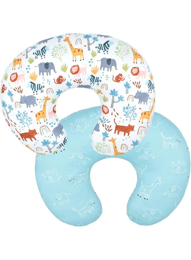 Winmany Baby Nursing Pillow Cover Newborn Removable Breastfeeding Pillowcover Cute Pattern Girls Boys Nursing Pillowcase for Breast and Bottole Feeding - Image 1