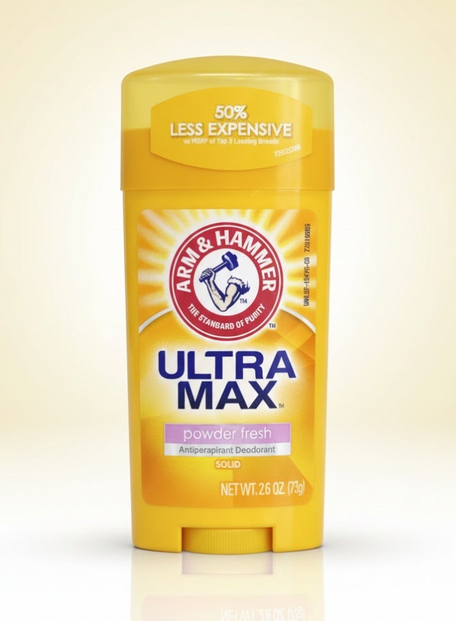 آرم آند هامر مزيل عرق صلب ارم اند هامر الترا ماكس بودر فريش حماية طويلة التحكم في الرائحة ومنع التعرق - Image 1