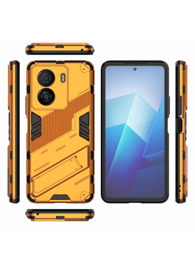 إيروريكس جراب لهاتف vivo iQOO Z7x 5G Punk Armor 2 في 1 PC + جراب هاتف مقاوم للصدمات من مادة TPU مع حامل غير مرئي - Image 2