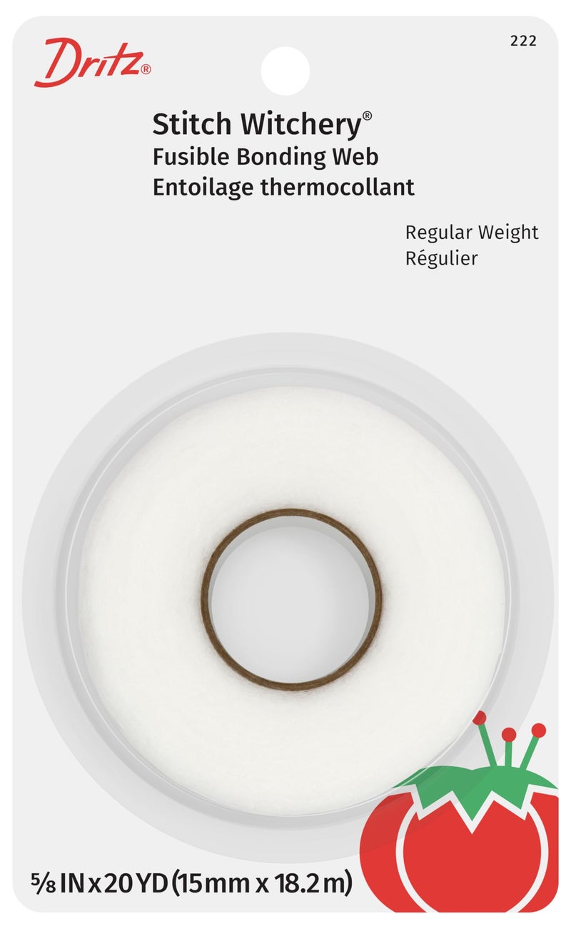 Dritz شبكة لاصقة ستيتش ويتشري بيضاء الوزن العادي 20 ياردة - Image 1
