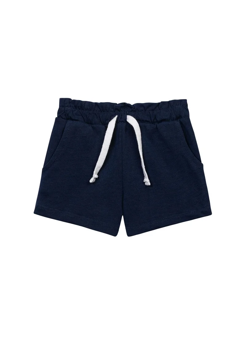 MINOTI Teen Girls Navy Basic Jersey Short