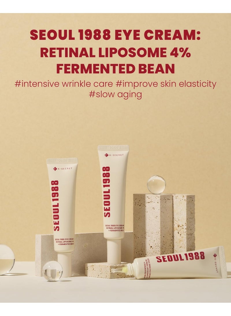 SEOUL 1988 Eye Cream : Retinal Liposome 4% + Fermented Bean - Image 2
