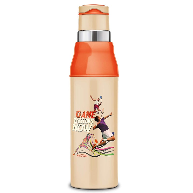 Milton Milton Kool Steelight 900 Insulated School Kids Bottle with Inner Steel, 660 ml, Ivory - Image 1