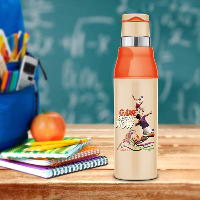 Milton Milton Kool Steelight 900 Insulated School Kids Bottle with Inner Steel, 660 ml, Ivory - Image 3