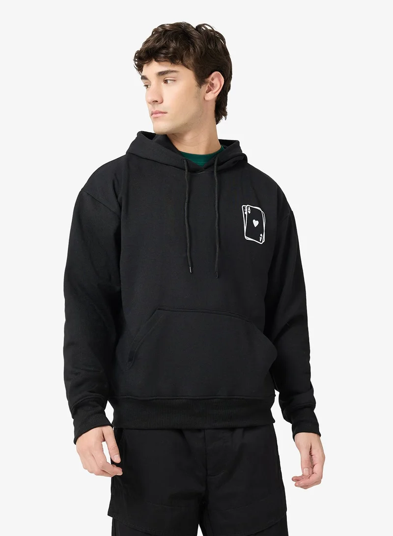 سفنتي فايف بيسيكس هودي بقصة عادية