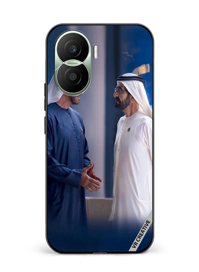 VR CREATIVE Protective Case Cover For Honor Play7T Pro Sheikh Mohamed Bin Zayed Al Nahyan And Sheikh Mohammed Bin Rashid Al Maktoum Design Multicolour - Image 1