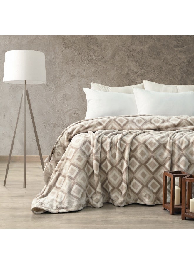 Morano Viva Blanket – Printed Model, 220x240 CM, Lightweight Ultra-Soft Polyester Throw with Elegant Finish, Stylish Colors,Warm and Cozy Blanket for Bed or Sofa - Image 2