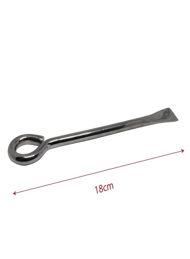 PUTHAK UNEQUETREND Solid Stainless Steel Coconut Breaker with Opener Rod Tool, Set of 2 - Image 5