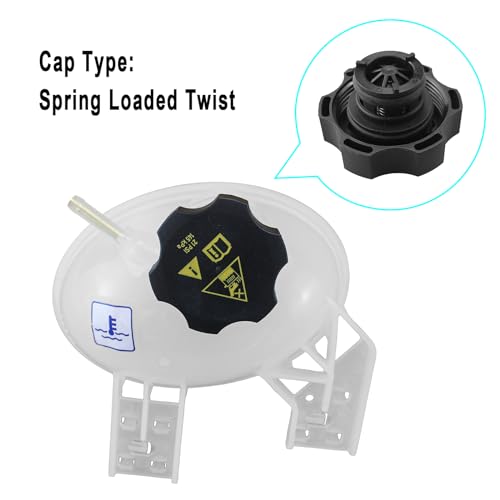 PPNZQAUT 68289857AA Engine Coolant Reservoir Tank with Cap Compatible with 2017 - 2022 Jeep Compass, 2015 - 2018 Jeep Renegade, 2016 - 2018 Fiat 500X | Overflow Tank Replaces# 603-841, 68327756AA - Image 5