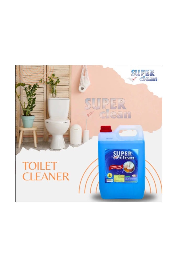 سوبر كلين منظف المراحيض سوبركلين 5 لتر – مطهر قوي للتنظيف العميق والنظافة الكاملة - Image 2