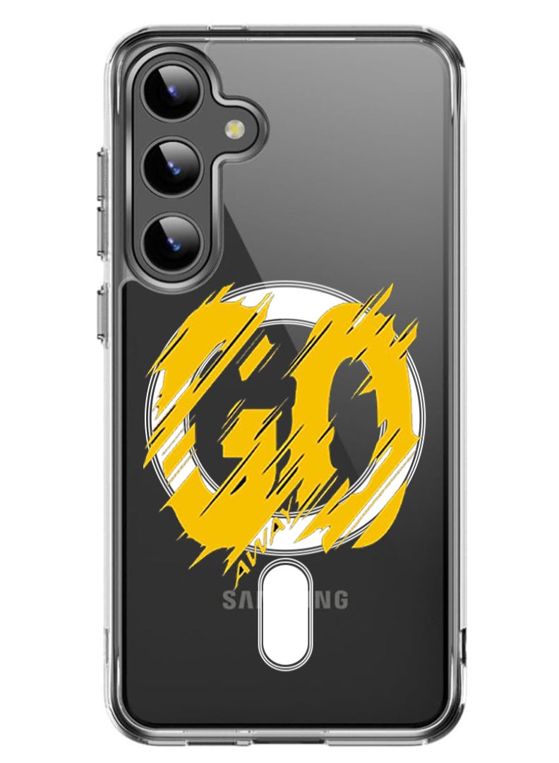 Theodor Magnetic Case for Samsung Galaxy S24 Plus 6.7-inch Compatible with MagSafe Wireless Charging, Shockproof Phone Bumper Cover Go copy - Image 1