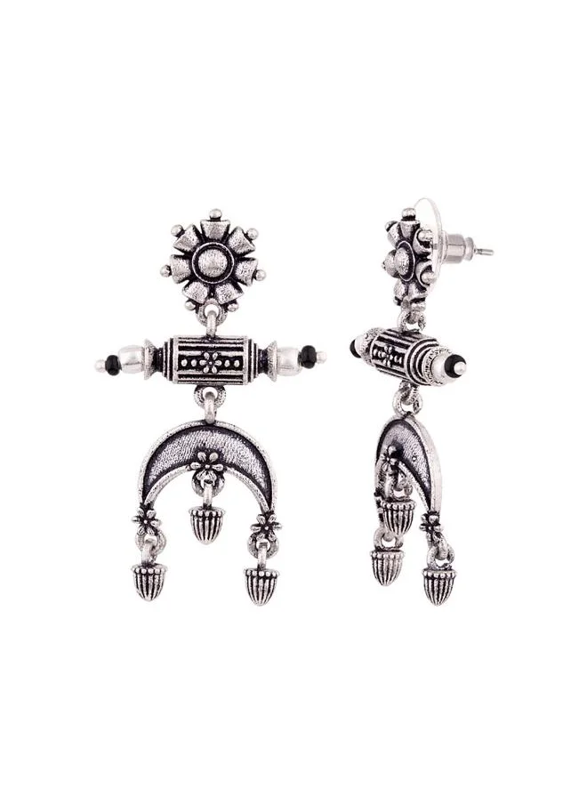 VOYLLA Nayantara Floral Motifs Drop Earrings
