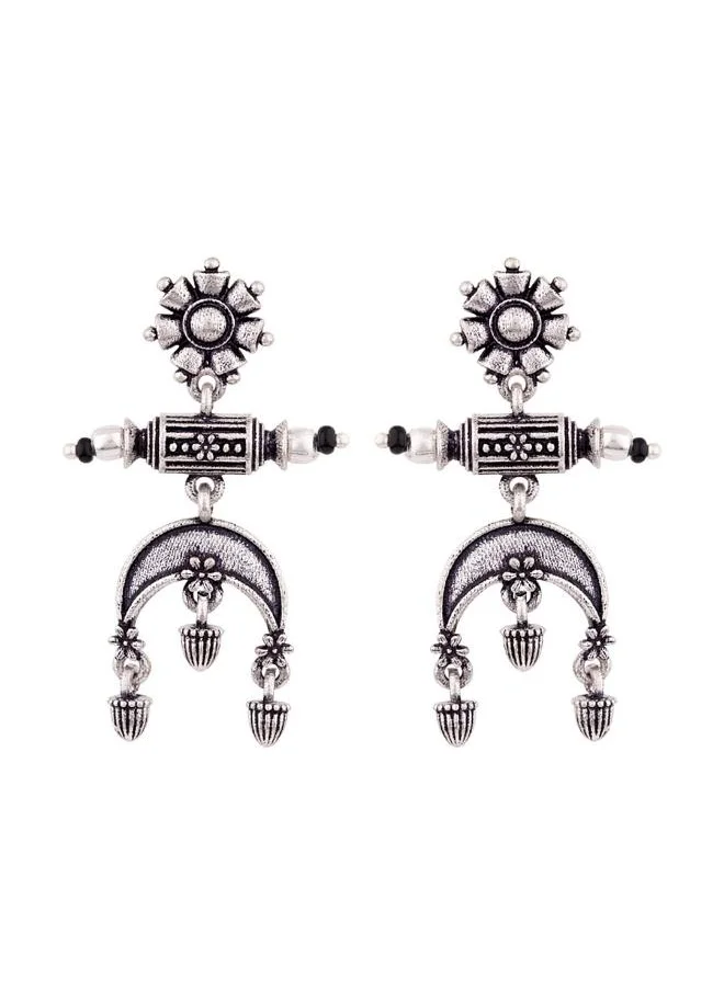VOYLLA Nayantara Floral Motifs Drop Earrings