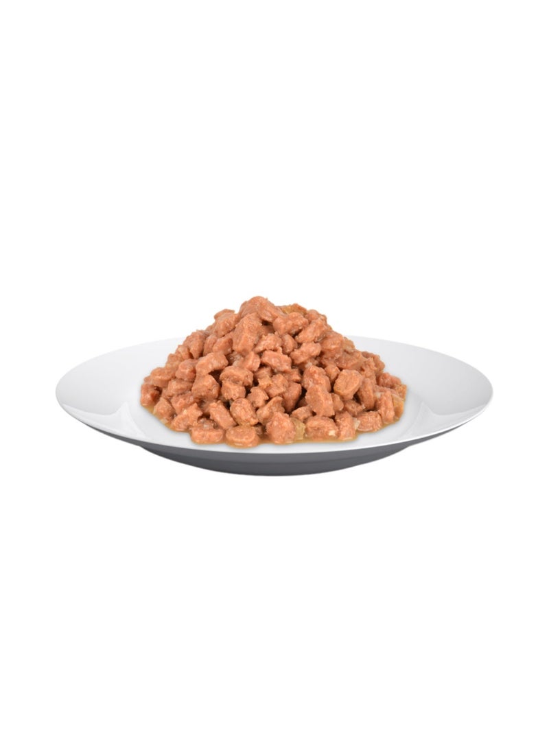 جانغل طعام القطط البالغة Jungle، على وجه التحديد كيس 100 جرام من قطع الدجاج في المرق. - Image 3