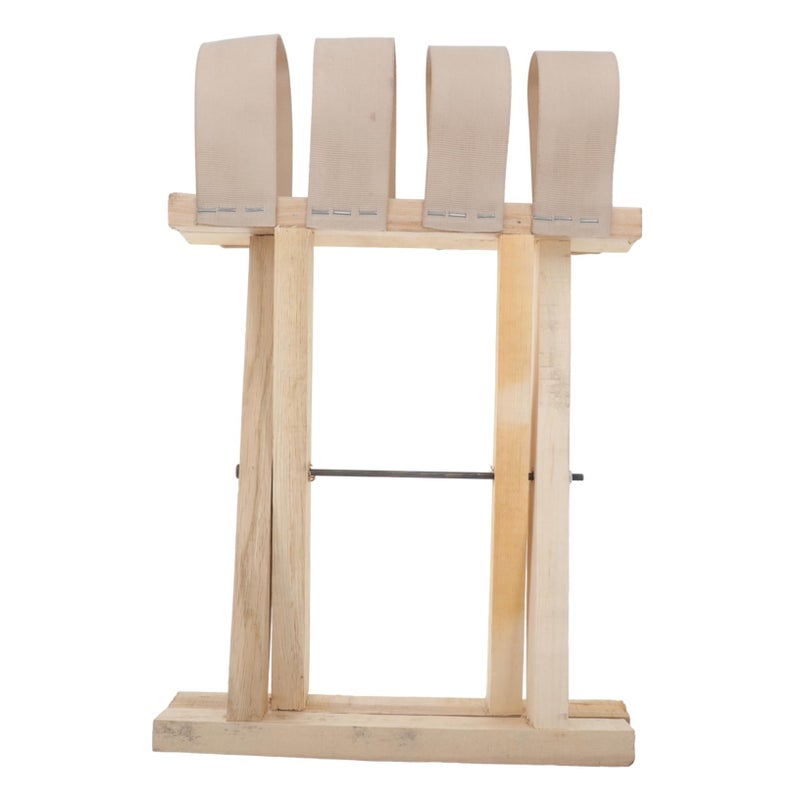Folding Solid Wood Stool Portable Camping Chair For Adults Outdoor Fishing Travel - Image 2