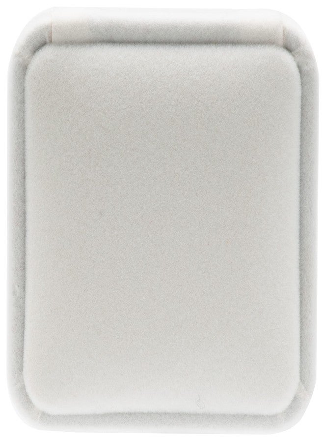Giftop Classic Velvet Jewelry Gift Box Case for Necklace Pendant (White) - Image 3