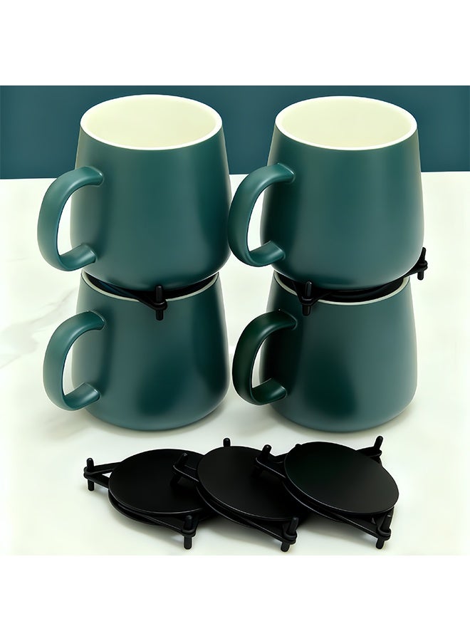 Telescopic Adjustable Cup Holder,Coffee Cup,Glass Cup,Water Cup Stacked Shelf - Image 3
