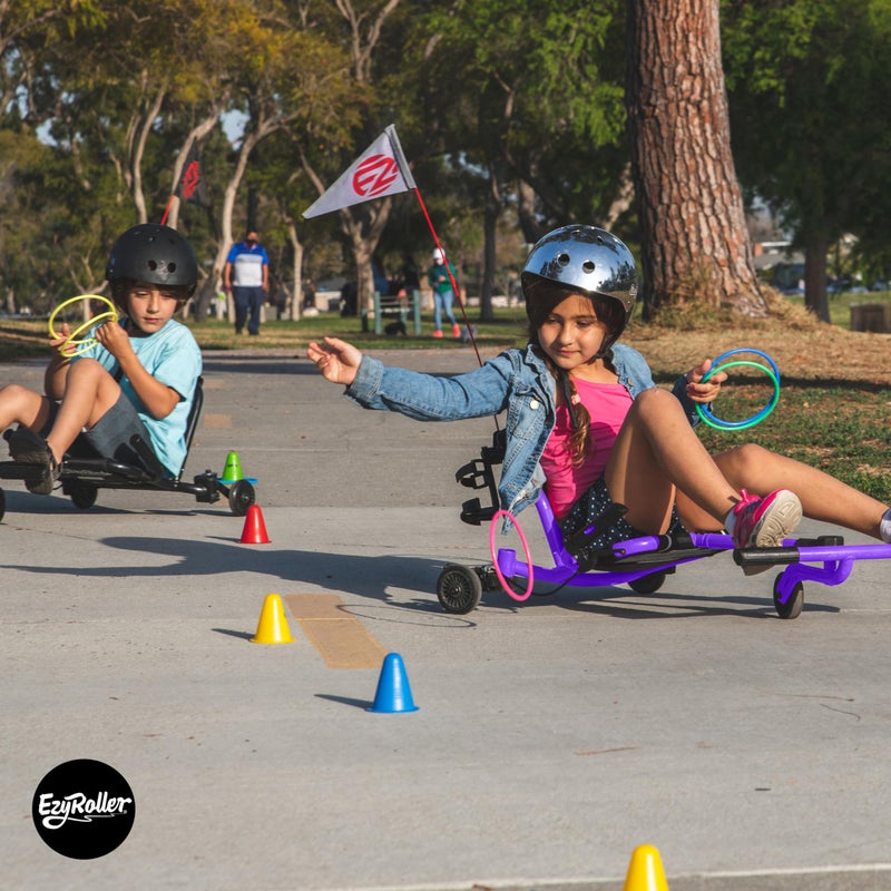 EzyRoller New Drifter-X Ride on Toy for Ages 4 and Older, Up to 150lbs.- Purple - Image 2