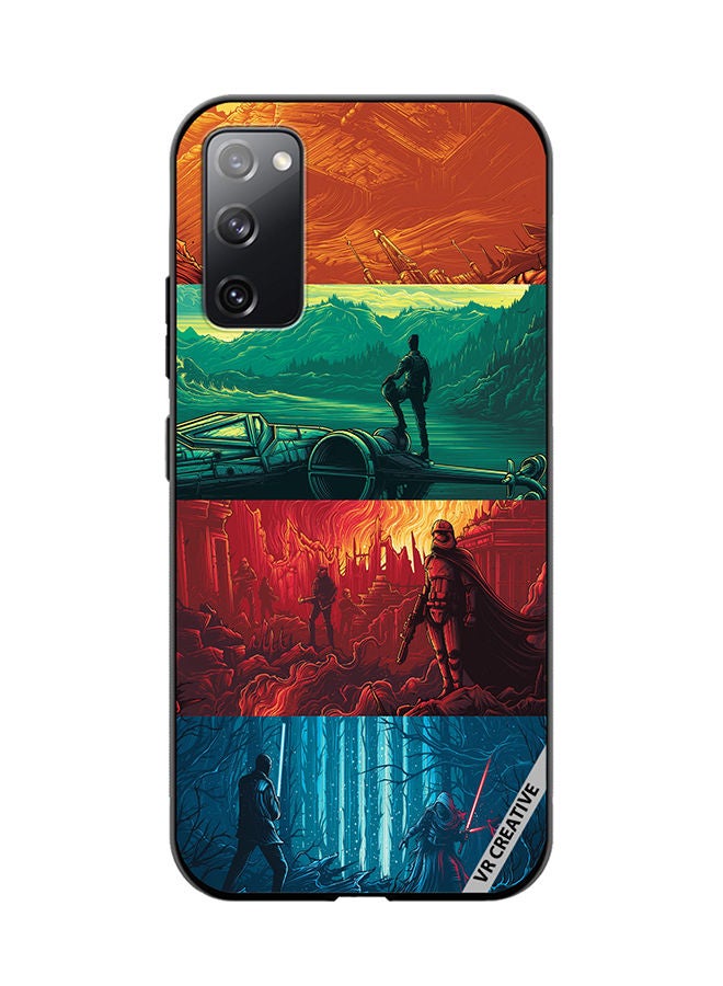 VR CREATIVE Protective Case Cover For Samsung Galaxy S20 FE 5G Phases Of Life Design Multicolour - Image 1