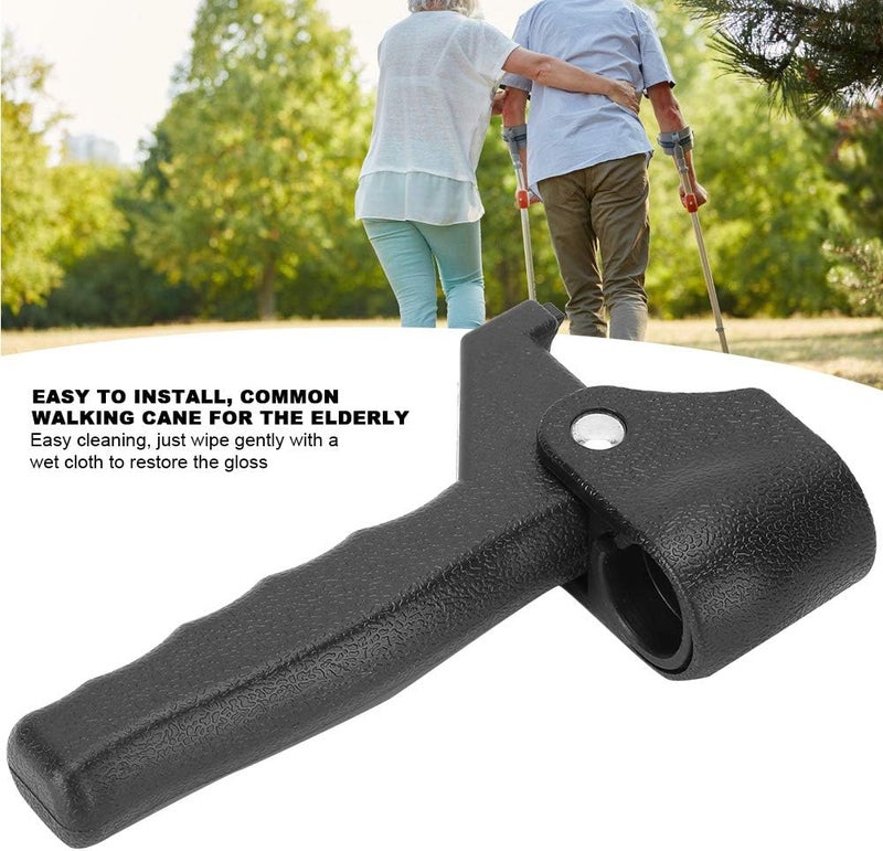 klarako Walking Cane Handle Replacement, Walking Stick/Cane Auxiliary Handles for 22mm Tube Diameter, Comfortable Extra Stability Base Mobility Aid for Men Women and Seniors - Image 4