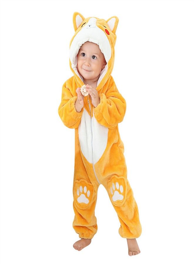 Loquat Baby Three-Dimensional Modeling Hooded Bodysuit 