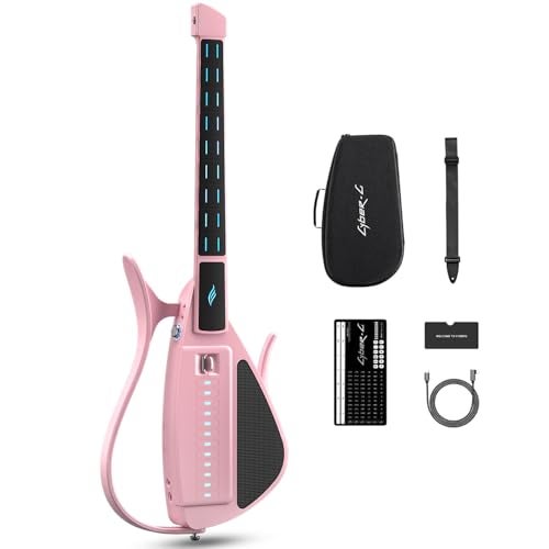 CYBER-G Enya CYBER-G Stringless Smart Guitar,Portable Foldable Travel Guitar with App-Controlled Chords,Hundreds of Instrument Sounds, Built-In Speaker & Drum Machine,Quick-Learn for Adults/Beginners - Image 1