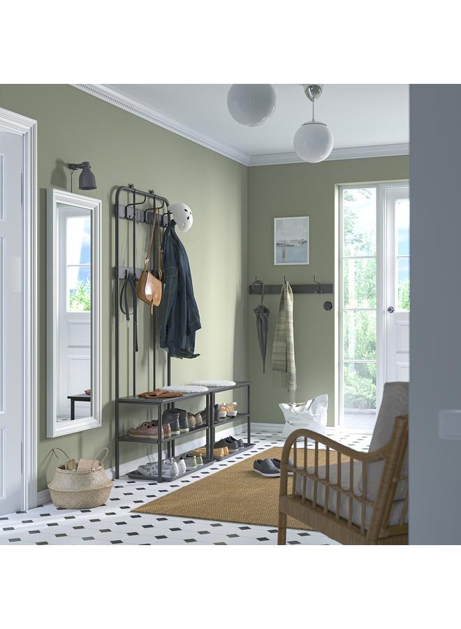 erorex Bench With Shoe Storage, Black, 79X35X52 Cm - Image 2