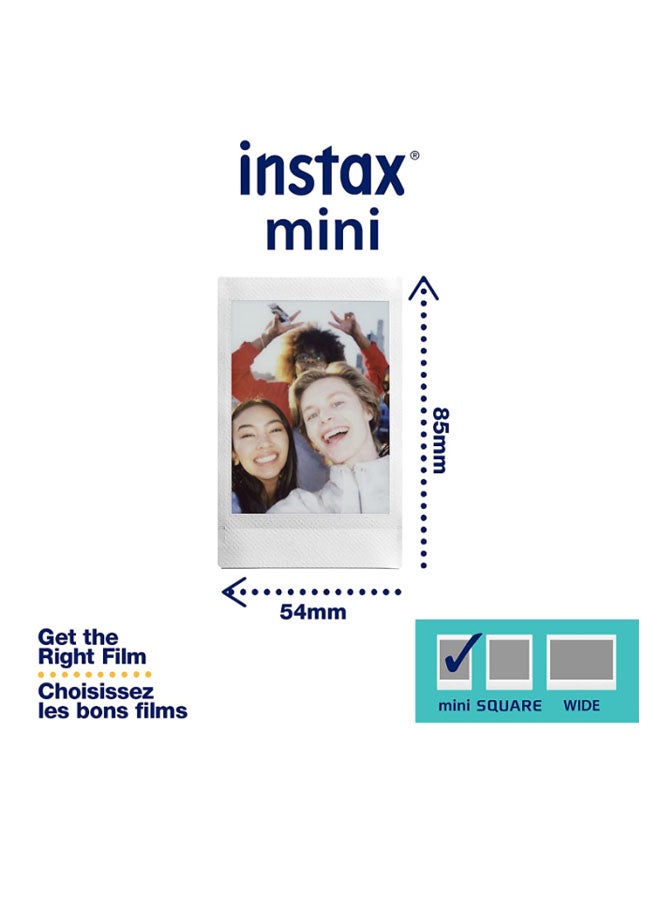 FUJIFILM Instax Mini Instant Film 10 Sheets x 2 Packs White - Image 5