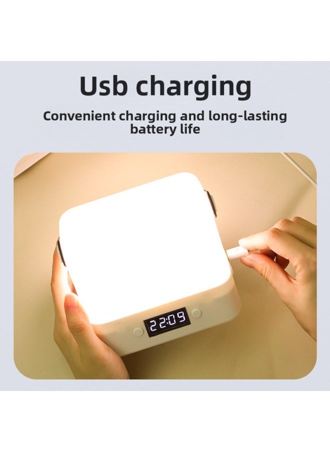 Generic - LED Charging Lamp Power Failure Backup Emergency Light Household Super Bright Light Bulb Outdoor Portable Mobile Lighting Portable Lamp-Light Color:2400 MA  Remote Control - Image 1
