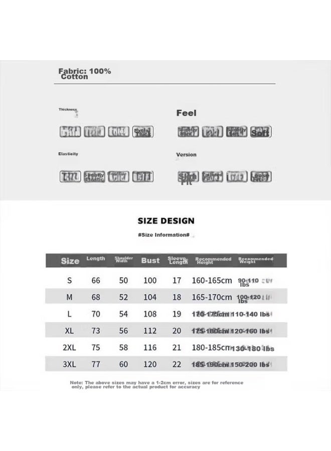 Dingfengbaoluo T-shirt, Trendy Hong Kong Style, Summer Short Sleeve, Men's Breathable And Cool, Simple Loose Fit, Large Size, Dfbl019, White, 2XL - Image 5