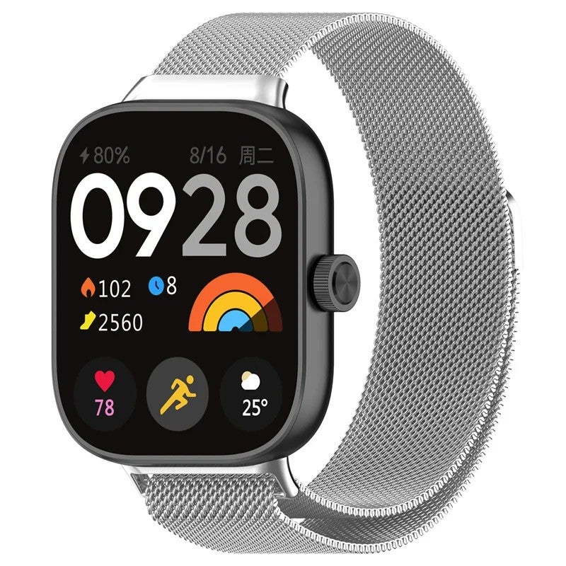 Bluejw Magnetic Loop Metal Strap for Xiaomi Redmi Watch 4 and Xiaomi Band 8 Pro – Replace the Watch Strap with Premium Stainless Steel Wristband - Image 2