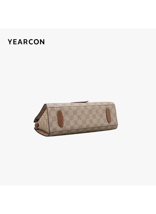 YEARCON Yierkang Birthday Gift, Crossbody Floral Tote Bag, Large Capacity Mom Bag, Women's Handbag, 53w27619, Coffee - Image 5