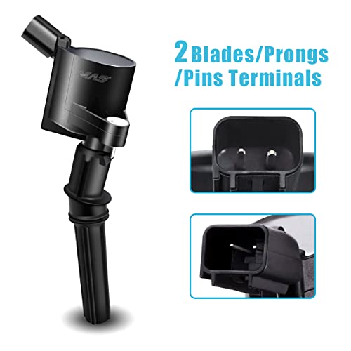 MAS Ignition Coils DG508 and Motorcraft OEM Spark Plugs SP413 Compatible with Ford F-150 Mustang V8 4.6L pack of 8 - Image 4