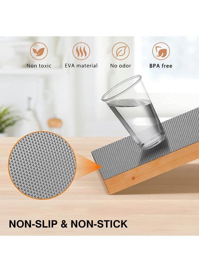 URBANFIX Multipurpose 45cm x 5m Super Strong EVA Anti-Slip Kitchen Mats for Cupboard | Washable Shelf Liners for Kitchen Shelves, Cabinet Placemats | (Diamond Texture, Metallic Grey) - Image 5