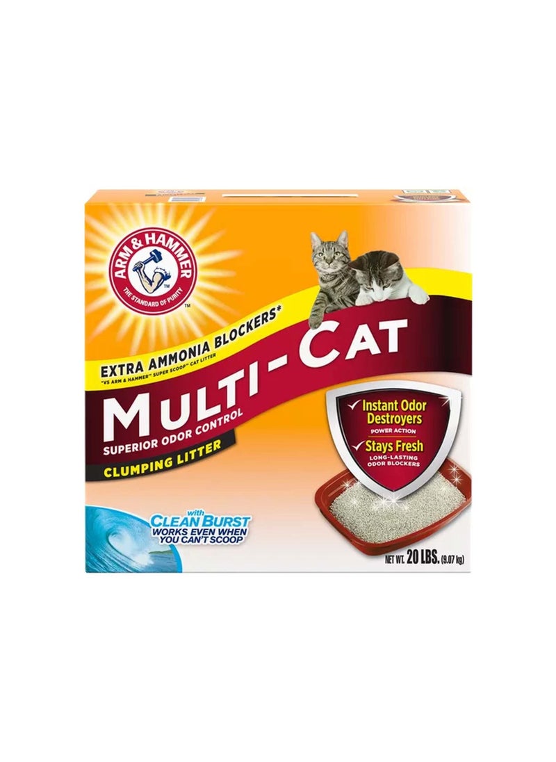 Arm & Hammer Multi-Cat Strength Clumping Litter 9.07 kg 