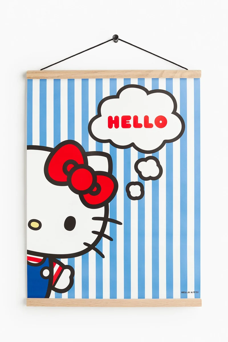 H&M Children's poster hanger and poster