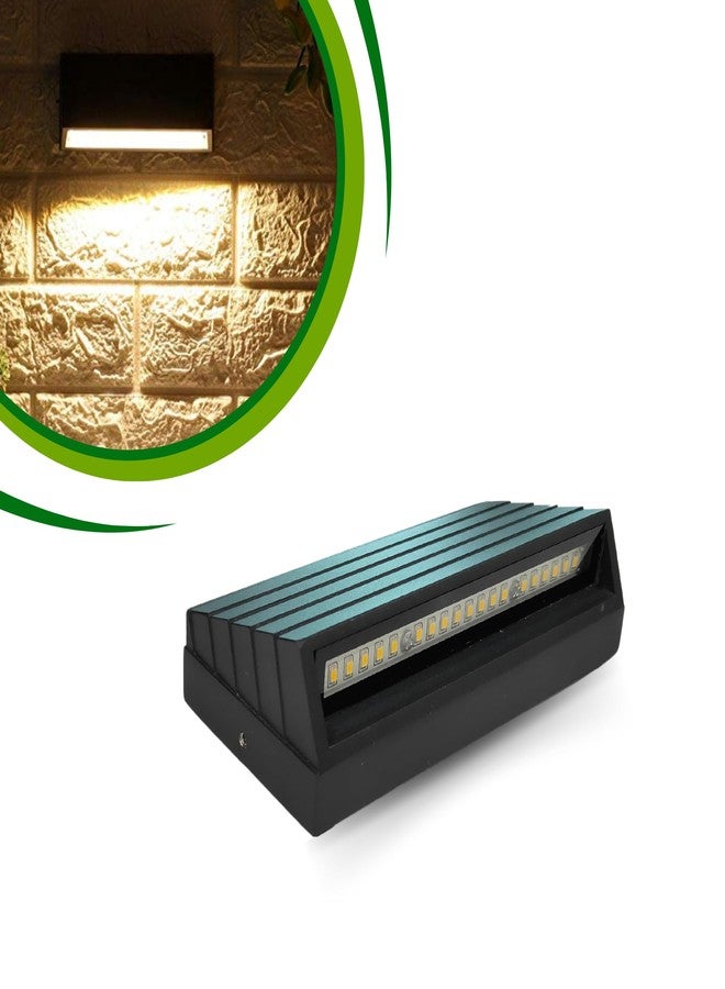 D'Mak Wall Step Surface Light, Outdoor/Indoor, LED Foot Light, Aluminium IP65 Waterproof Body, Warm White (Pack of 1, 6W (4 Module)) - Image 1