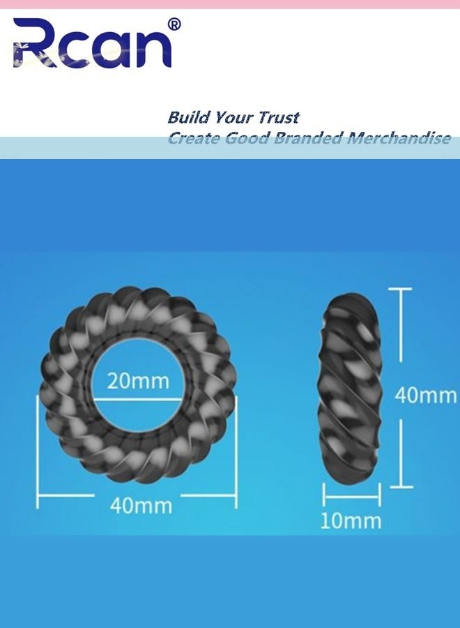 Rcan Silicone Elastic Men Sports Ring Easy Stretch Resistance Tear Resistance Exercise Ring Extended Endurance Waterproof Wear Resistant Soft Suitable for Male Sports Home  - Image 5