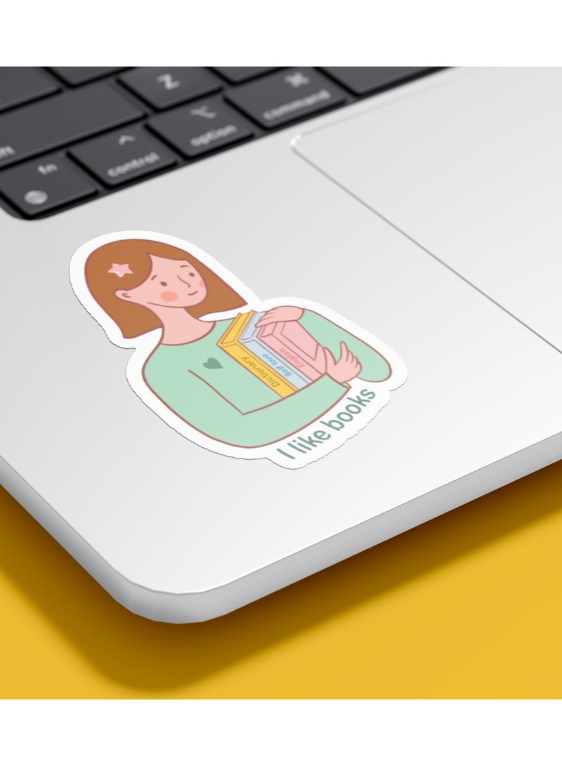 Boomah Accessories 1-Piece Creative Motivation Girl Power Waterproof Vinyl Stickers, Self Love for Laptop , Mobile , Mug , Skateboard , Guitar for kids, adult , girls, nursery 8x6cm - Image 1