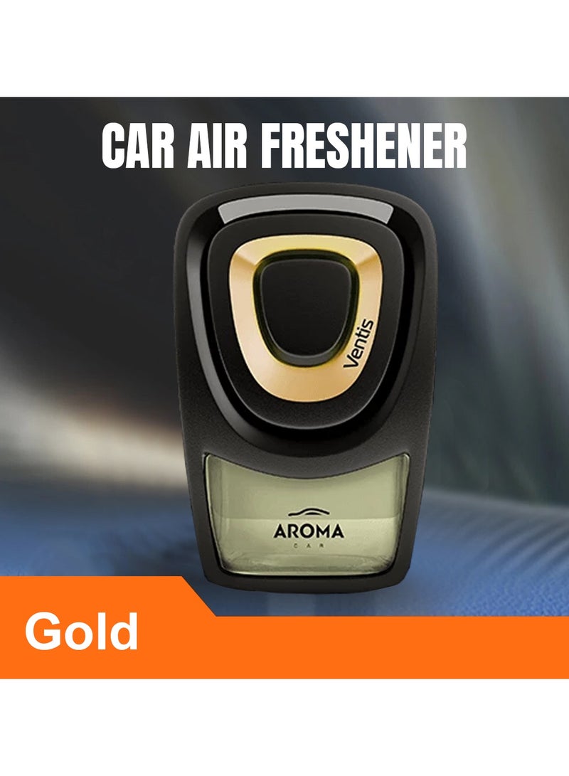 Aroma Long Lasting Car Air Freshener Aroma Ventis Gold Freshener - Image 5
