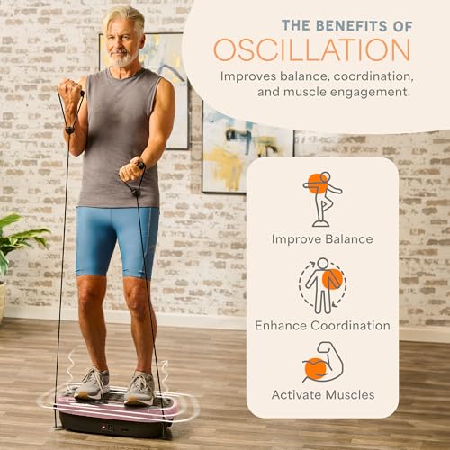 Lifepro HexaPlate Lite Vibration Plate Exercise Machine with Magnetic Acupoints - Full Body Vibration Platform for Beginners and Recovery - Lymphatic Drainage Massager for Muscle Toning and Fitness - Image 5