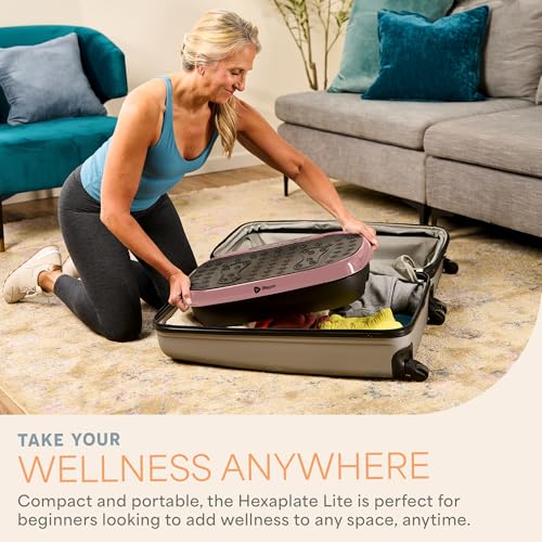 Lifepro HexaPlate Lite Vibration Plate Exercise Machine with Magnetic Acupoints - Full Body Vibration Platform for Beginners and Recovery - Lymphatic Drainage Massager for Muscle Toning and Fitness - Image 4