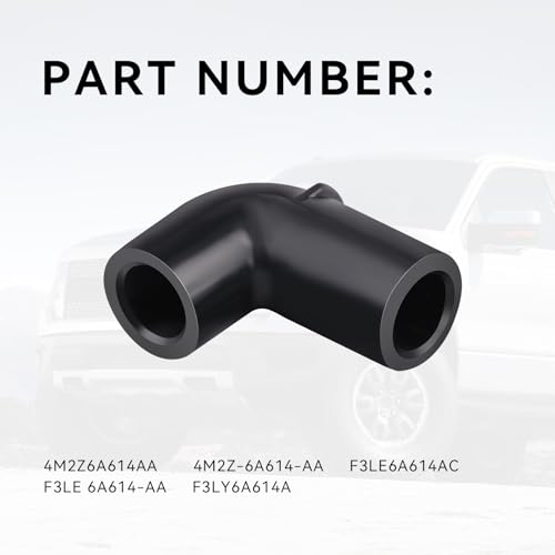 Ciuouient 4M2Z6A614AA A/C Condensation Drain Elbow Rubber Hose Tube Compatible with 2004-2014 Ford F-150,1993-1998 Lincoln Mark VIII(Replace# 4M2Z-6A614-AA,F3LE6A614AC, F3LE 6A614-AA,F3LY6A614A) (1) - Image 5
