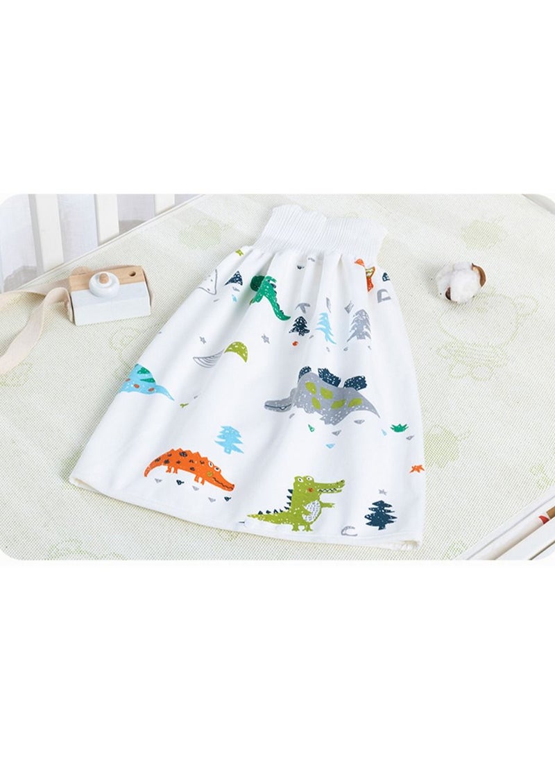 DubaiGallery Waterproof Cotton Training Pants Cloth Diaper Skirts Baby Toddler Night Time Sleeping Potty Training Random Design Multicolour  - Image 1