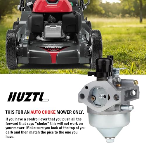 HUZTL 16100-Z0Y-M42 Carburetor for Honda GCV190LA Engine HRX217 K1 K2 K3 K4 K5 Lawn Mower - Auto Choke - Image 2