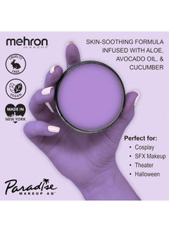 mehron Mehron Makeup Paradise Makeup AQ Pro Size | Stage & Screen, Face & Body Painting, Special FX, Beauty, Cosplay, and Halloween | Water Activated Face Paint & Body Paint 1.4 oz (40 g) (Purple)  - Image 2