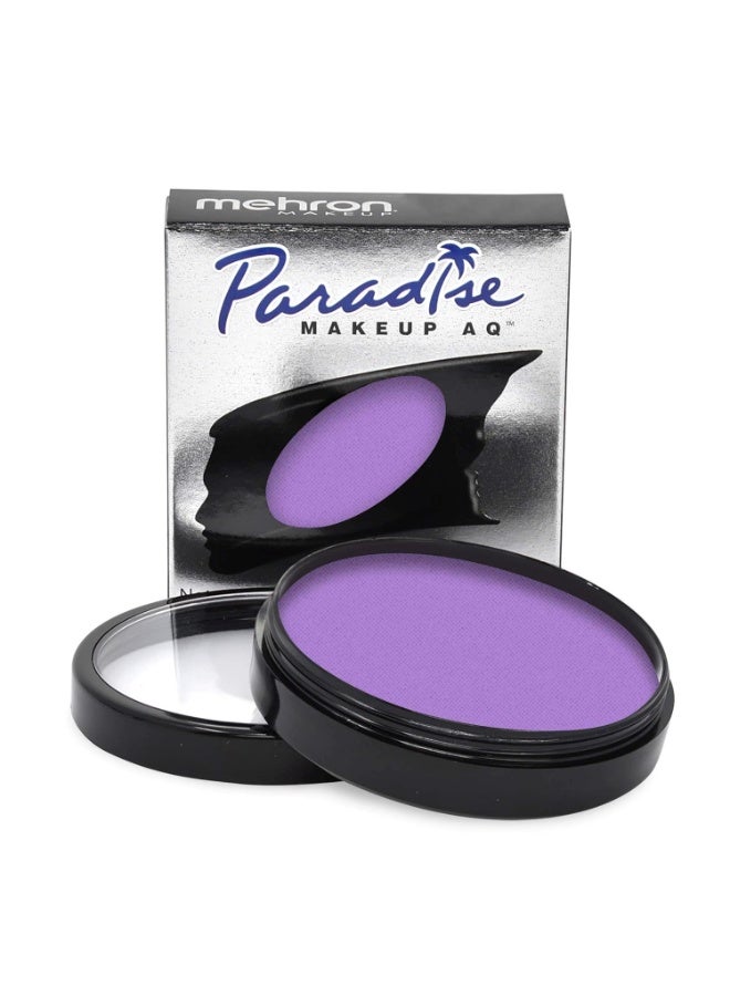mehron Mehron Makeup Paradise Makeup AQ Pro Size | Stage & Screen, Face & Body Painting, Special FX, Beauty, Cosplay, and Halloween | Water Activated Face Paint & Body Paint 1.4 oz (40 g) (Purple) - Image 1
