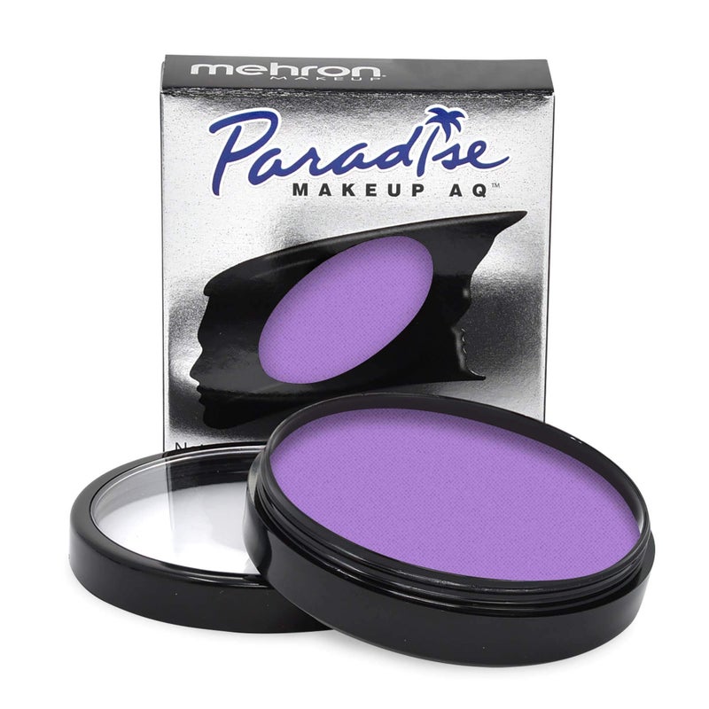 Mehron Makeup Paradise Makeup AQ Pro Size | Stage & Screen Performance, Face & Body Painting, Beauty, Cosplay, and Halloween | Water Activated Face Paint, Body Paint 1.4 oz (40 g) - Purple - Image 1