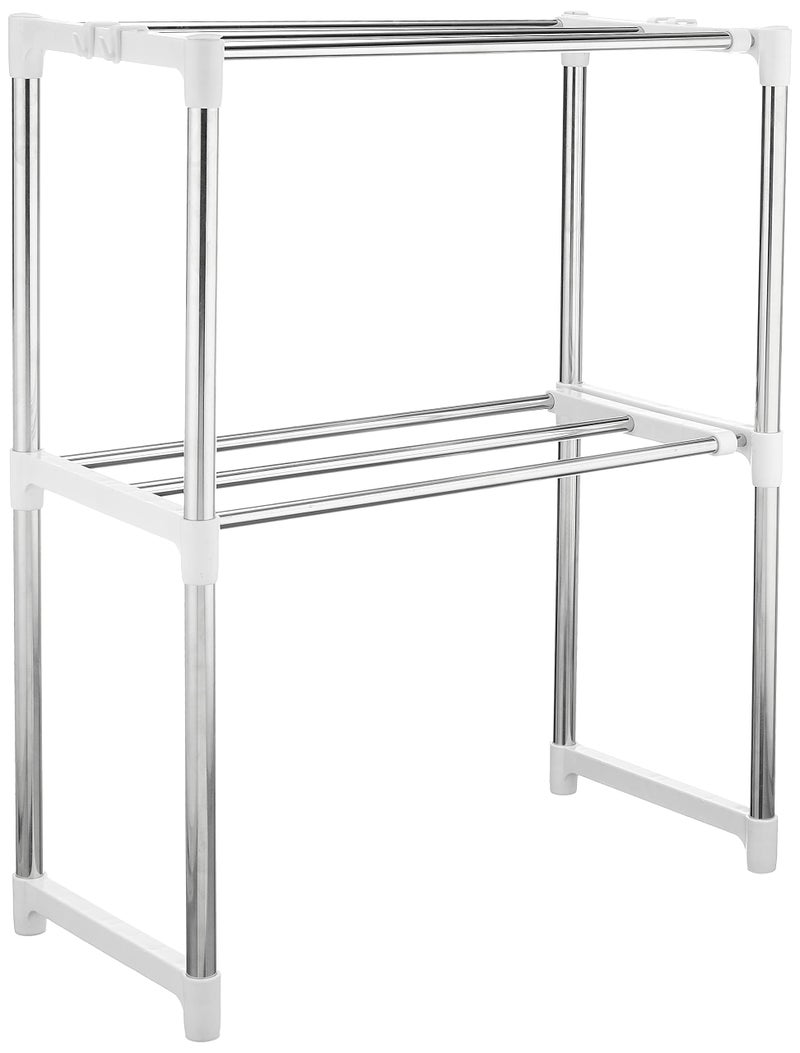 Black Bear Kitchen Stand & Microwave Expandable Multifunction Stainless 2 Rack (85 * 60 * 25cm) - Image 1