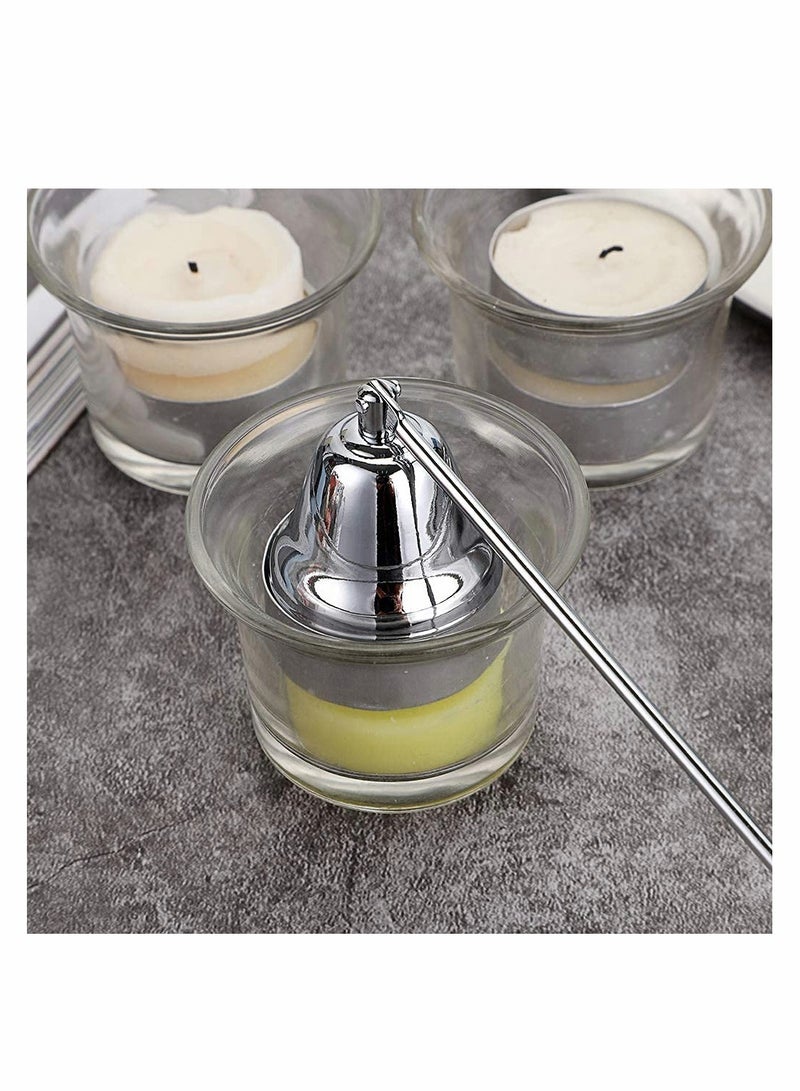 سيوسي Candle Snuffer, Candle Wick Trimmer Wick Dipper with Tray 4 in 1 Candle Accessory Set Candle Care Kit Gift for Candle Lovers - Image 4